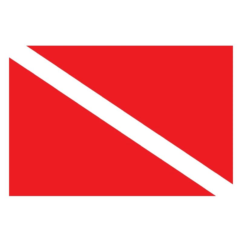 PLONGEUR PLONGEUR VERS LE BAS DRAPEAU