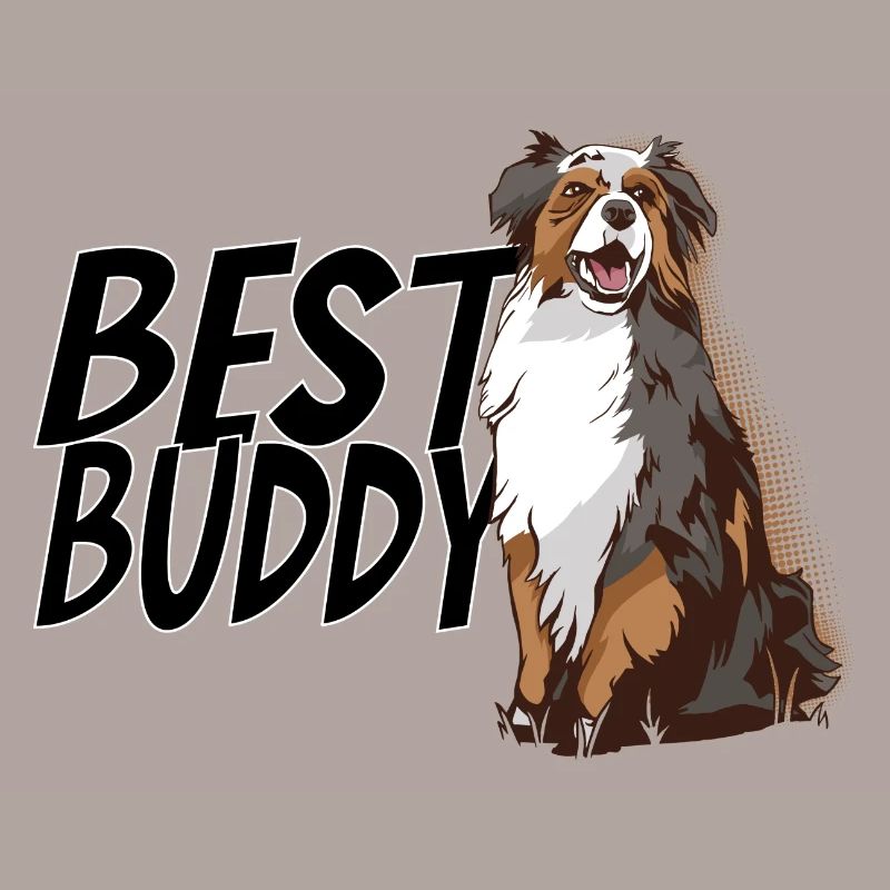 Australian Shepherd Aussie Gift Best Buddy