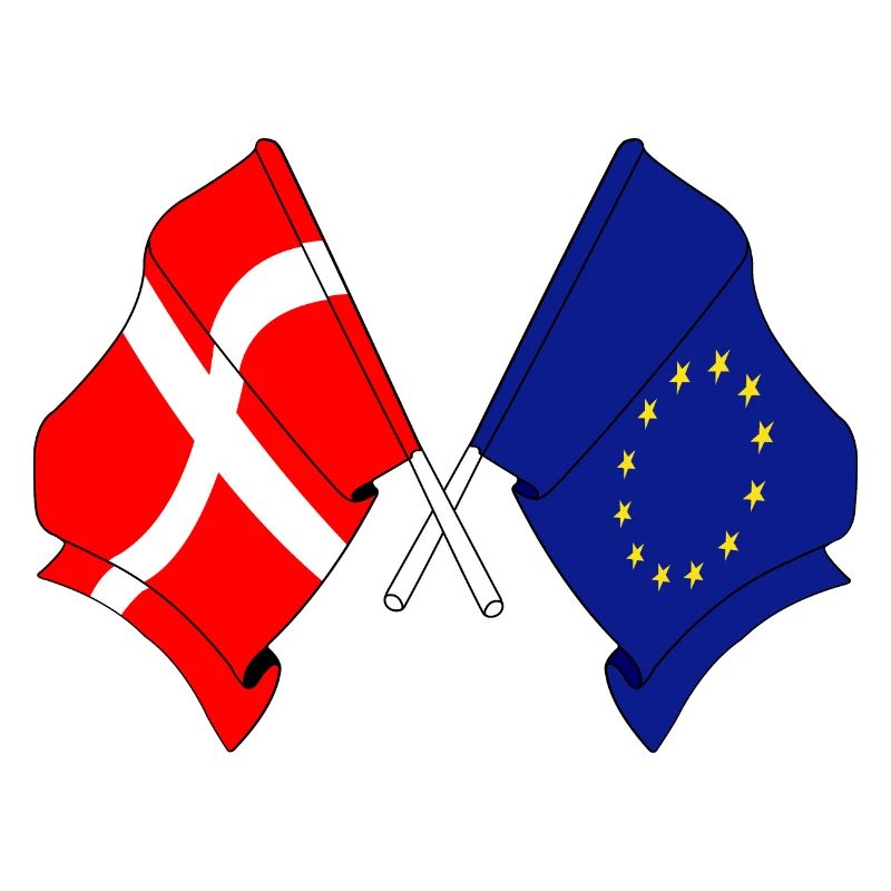 Drapeau du Danemark, drapeau de l’Europe