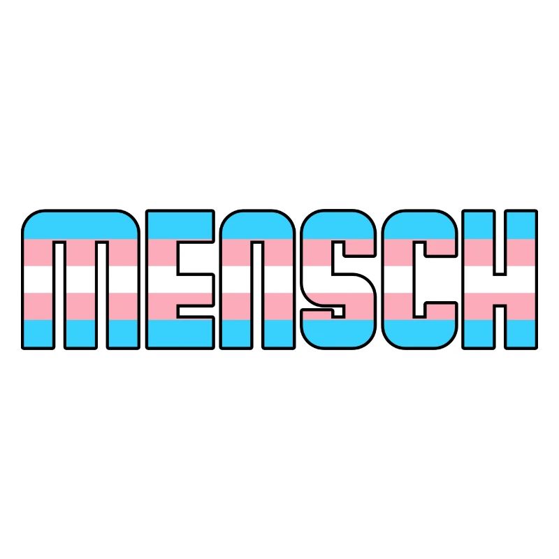 Mensch Trans Pride LGBTQ CSD Geschenkidee