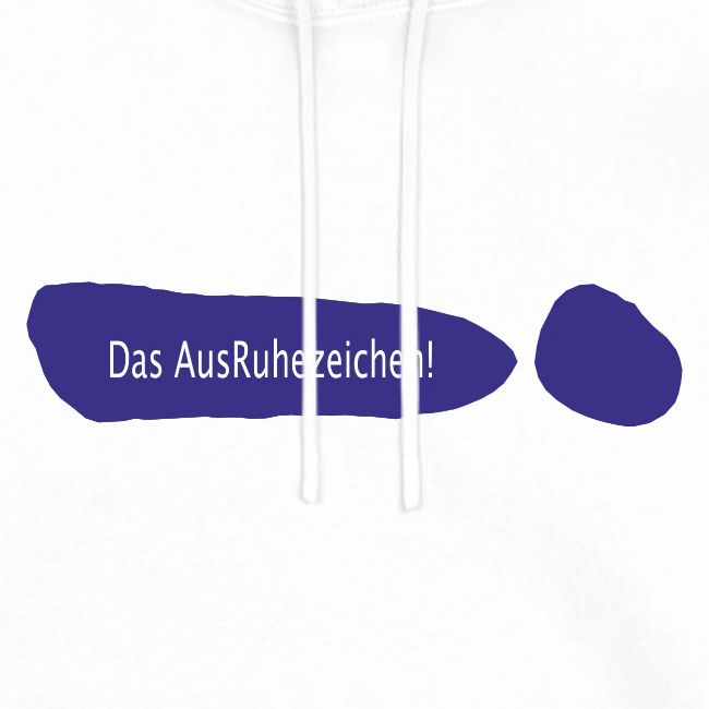Ausruhezeichen neu blau