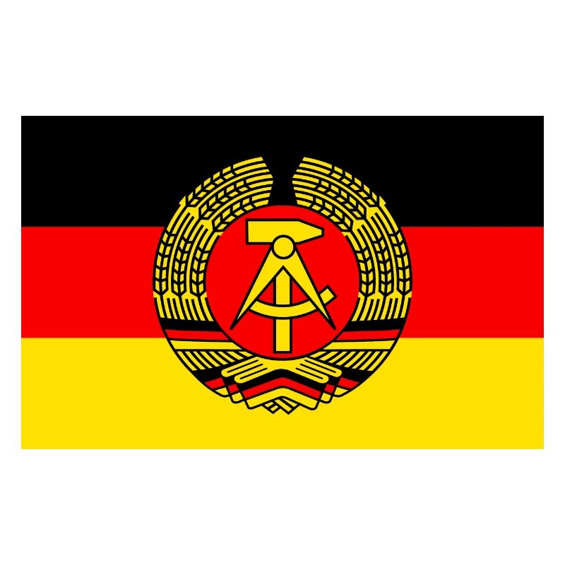 Drapeau de la RDA (stylisé)