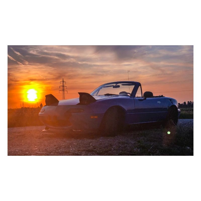 coucher de soleil miata