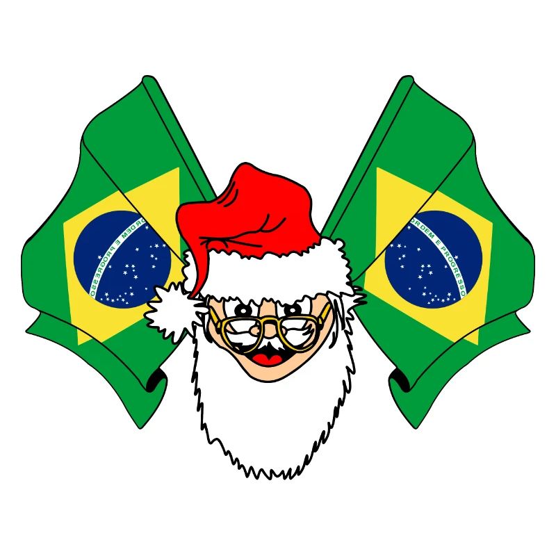 Drapeaux du Père Noël du Brésil