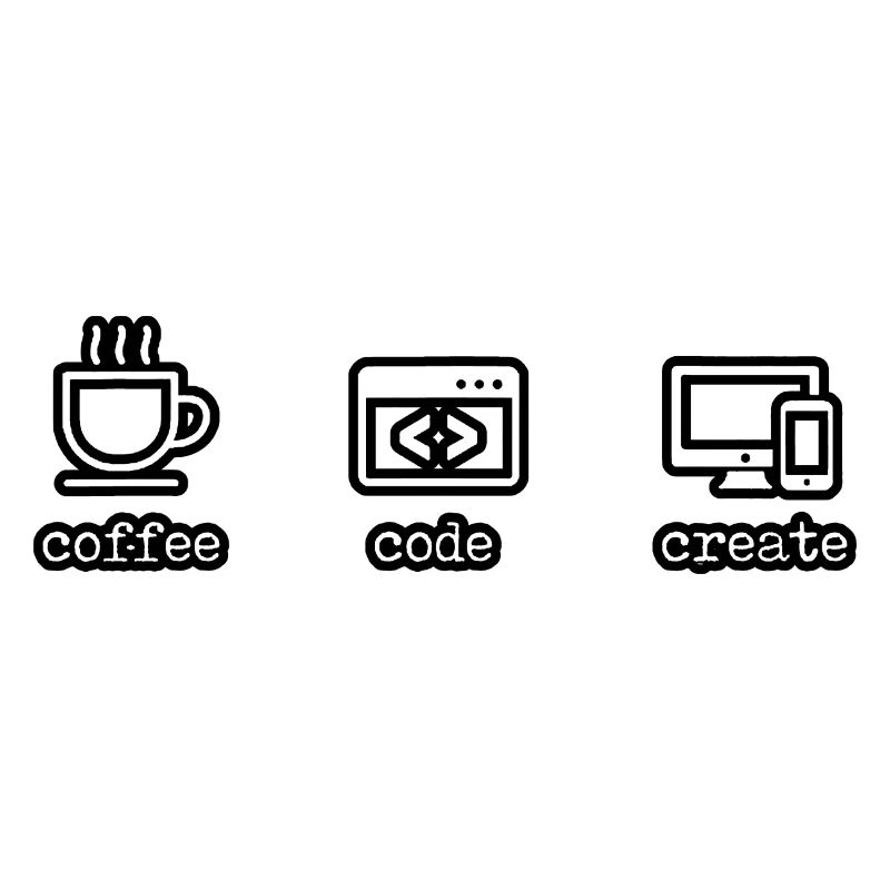 Coffee Code Create - idée cadeau pour les étudiants