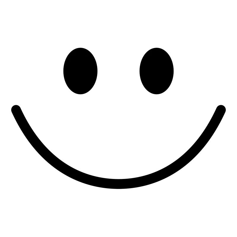 le visage souriant