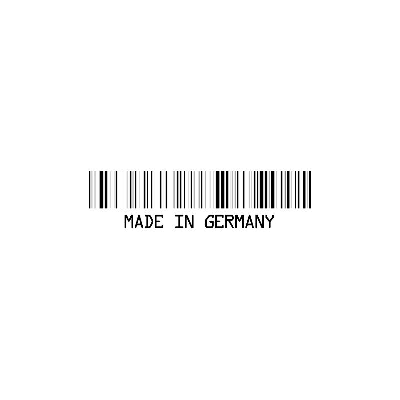 Made in Germany - Deutschland - Barcode - Strichco
