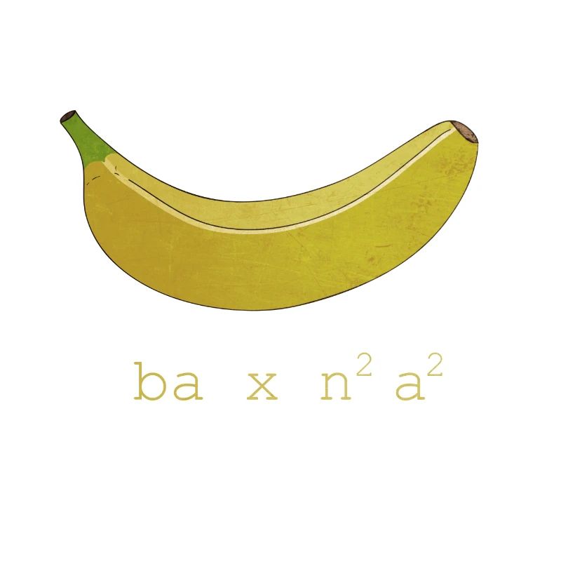 Mathematics Banana Math Student Gift Idea