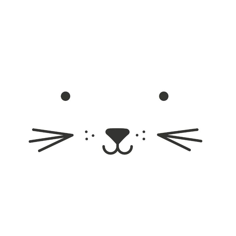 Visage de chat doux