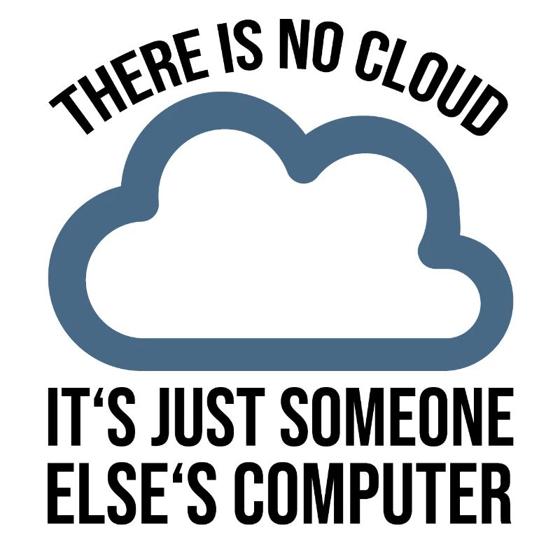 There is no cloud tshirt gift