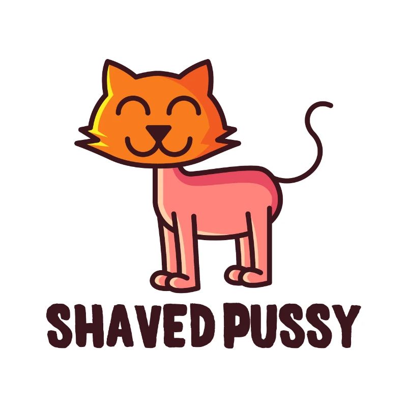 Rasierte Muschi Katze Kätzchen Geschenk