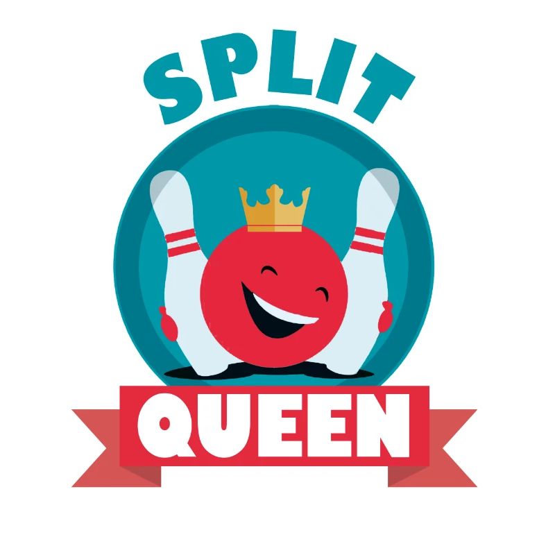 Split Queen Split Happens Bowling König T_Shirt