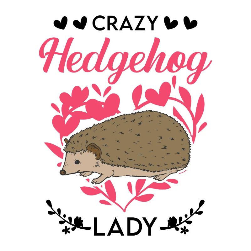 Crazy Hedgehog lady Hedgehog Prickly