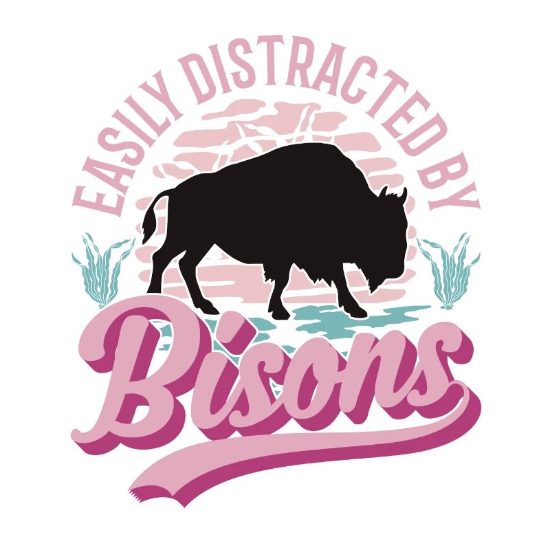 Facilement distrait par le bison buffle d’eau Buffalo