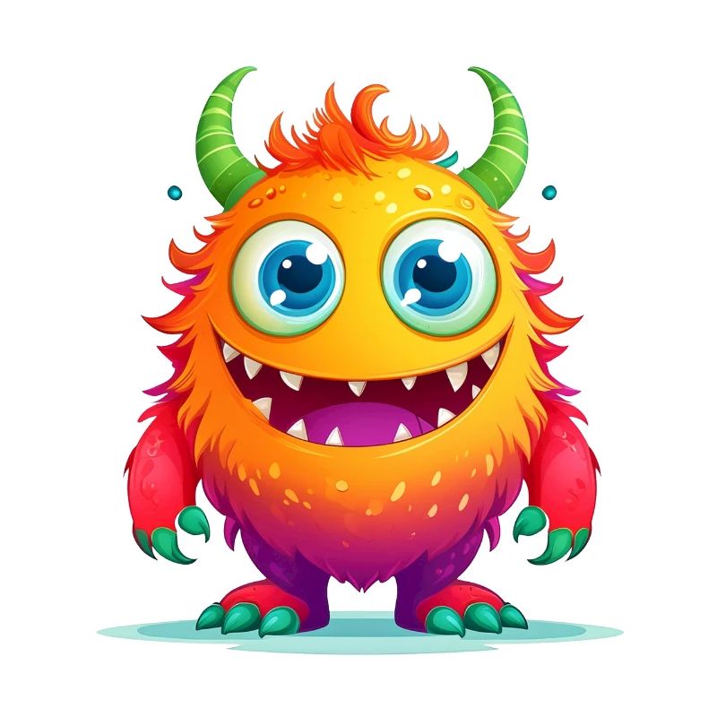 A cute monster