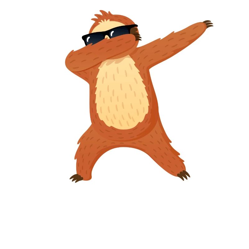 Faultier Dab Dabbing Sonnenbrille Chill