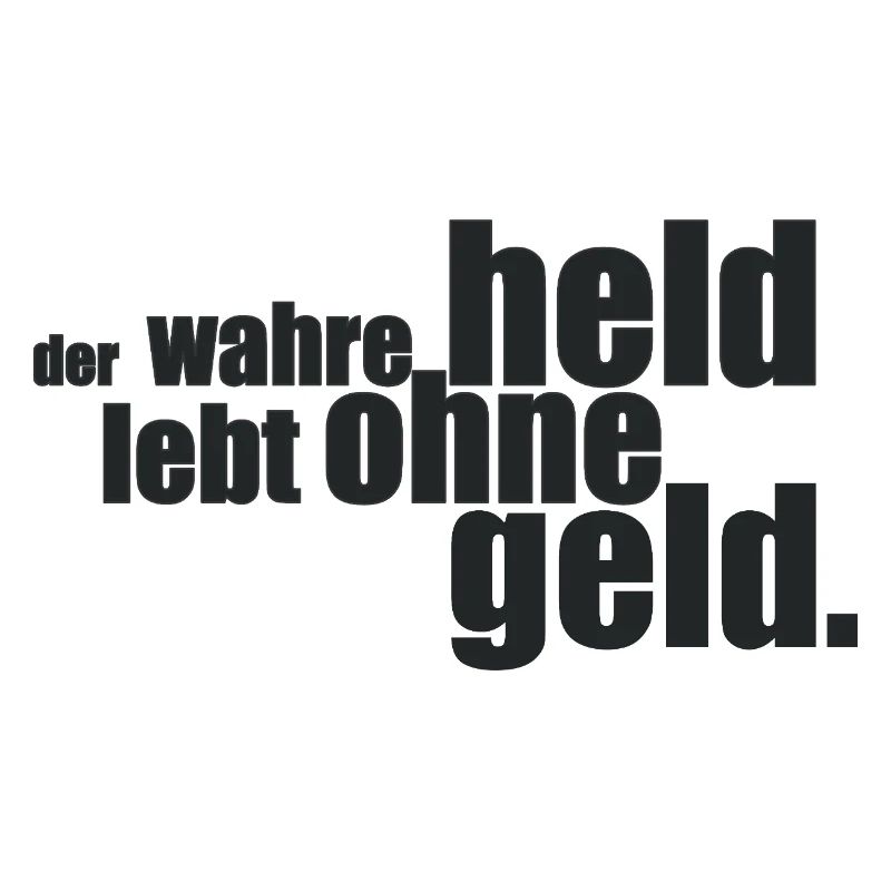 Der wahre Held...