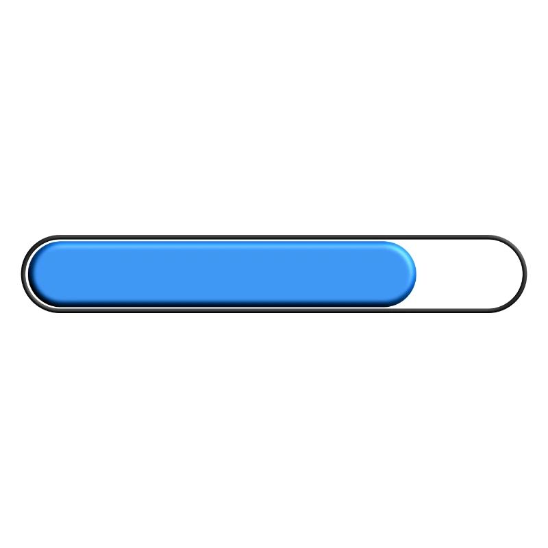 Average gauge Blue (three quarters)