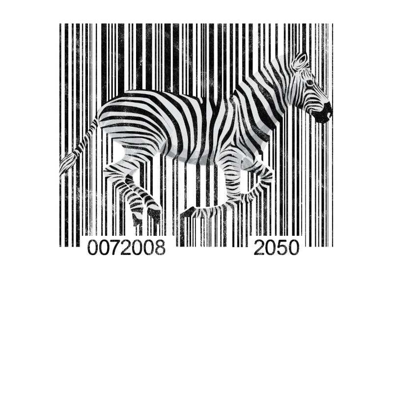 Zebra Barcode Running Graphic