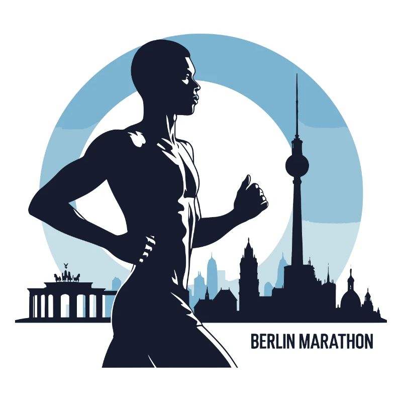 Chemise de course Berlin Marathon Runner
