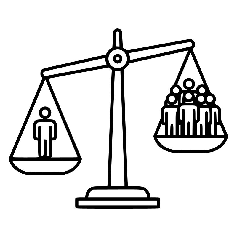 Libra Justice Concept