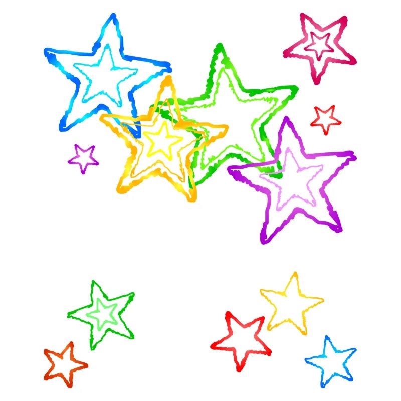 bunte Sterne