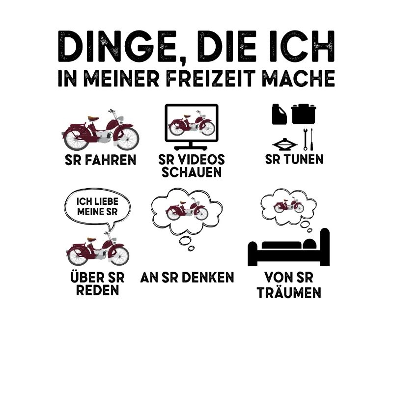 SR Moped Mofa Ostalgie Dinge Die Meiner Freizeit