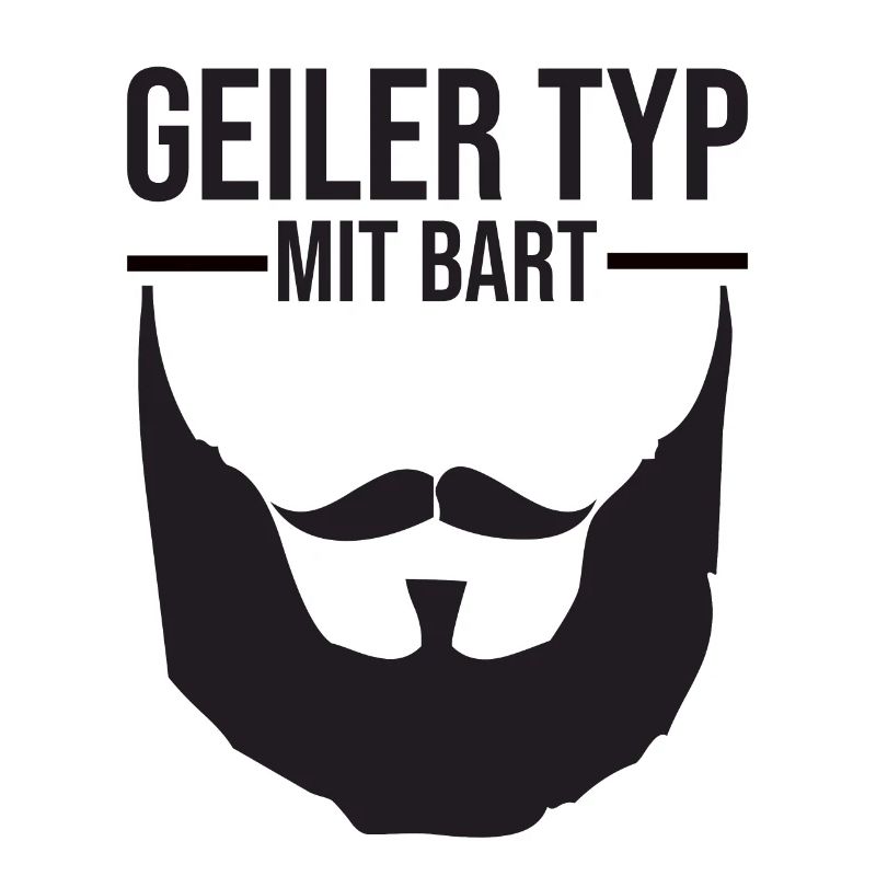 Geiler Typ Mit Bart - Bartträger Bartwuchs
