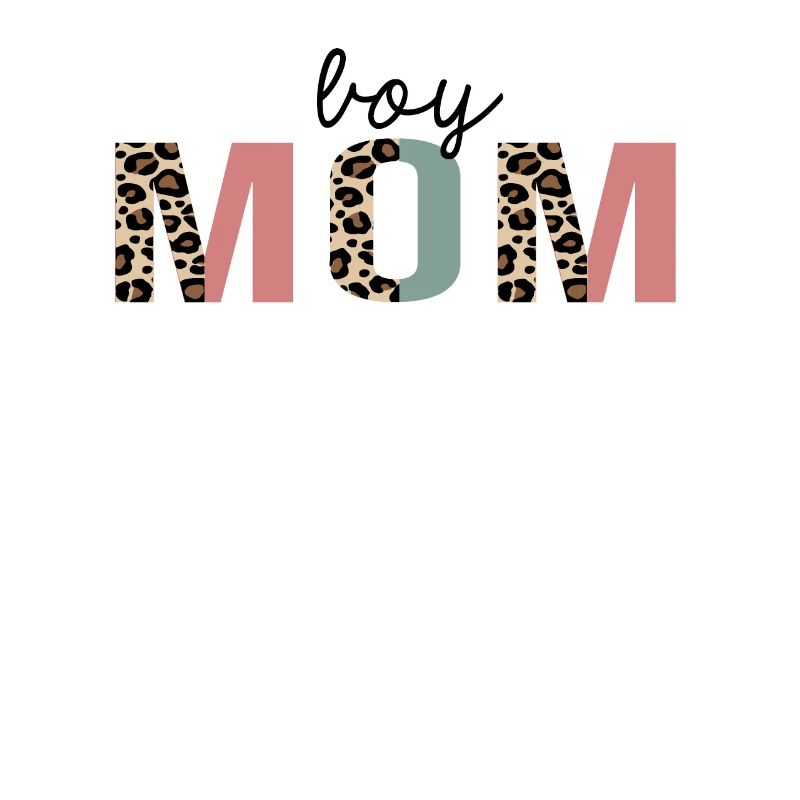 Junge Mama Leopard Print Lustig
