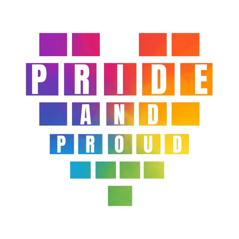 PRIDE Heart Pride and proud