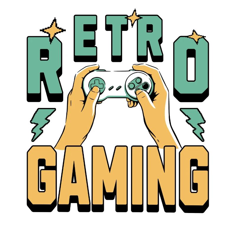 Retro Gaming Controller 90s Gamer