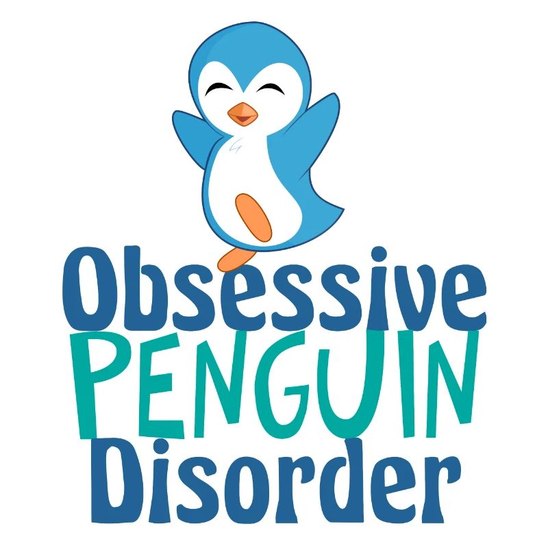 Nette obsessive Pinguin-Störung