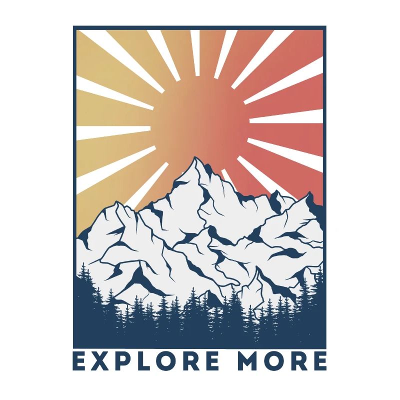 Explore more hikers mountains nature gift climbing