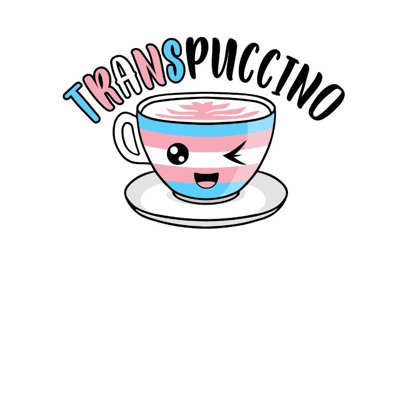 Cappuccino Trans Drapeau Trans Café