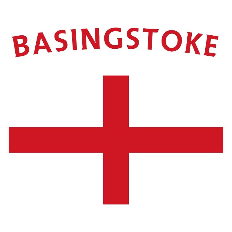 Basingstoke Emblem Retro Abzeichen