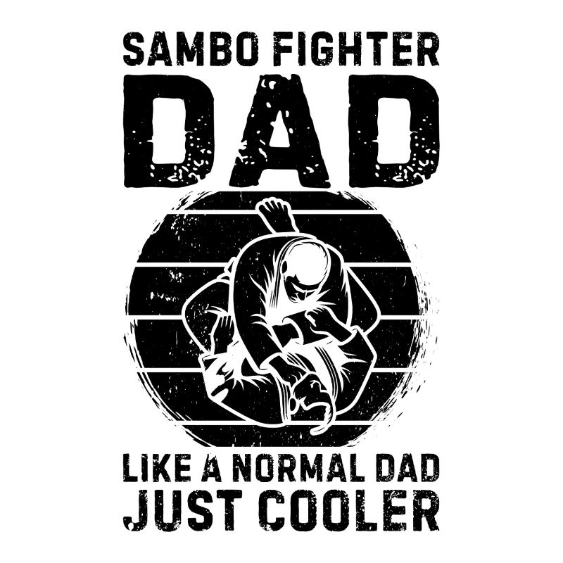 Papa combattant de sambo comme un papa normal, juste plus cool -