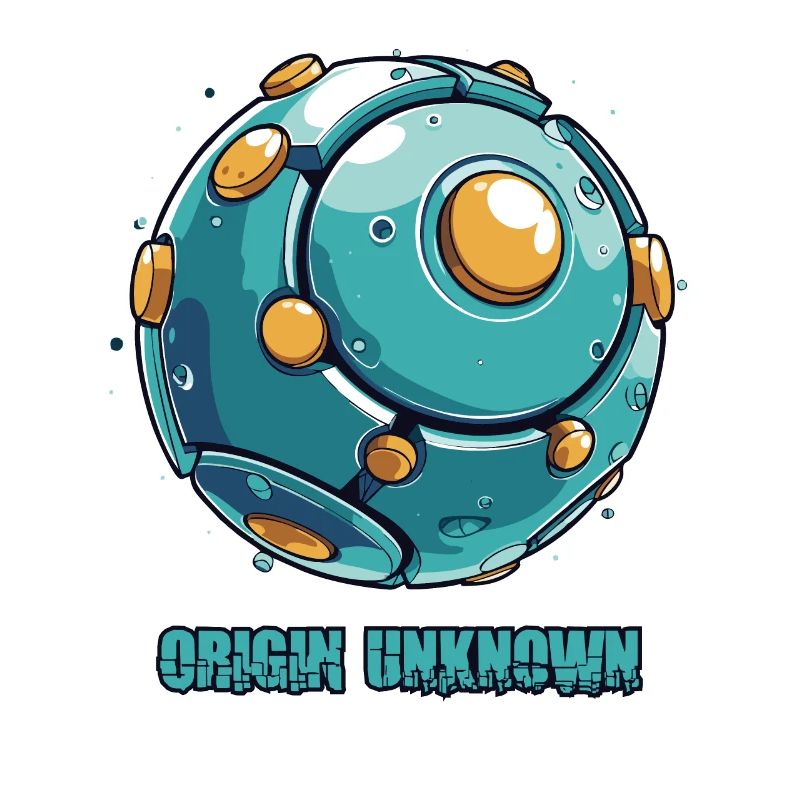 Round unknown object, origin unknown