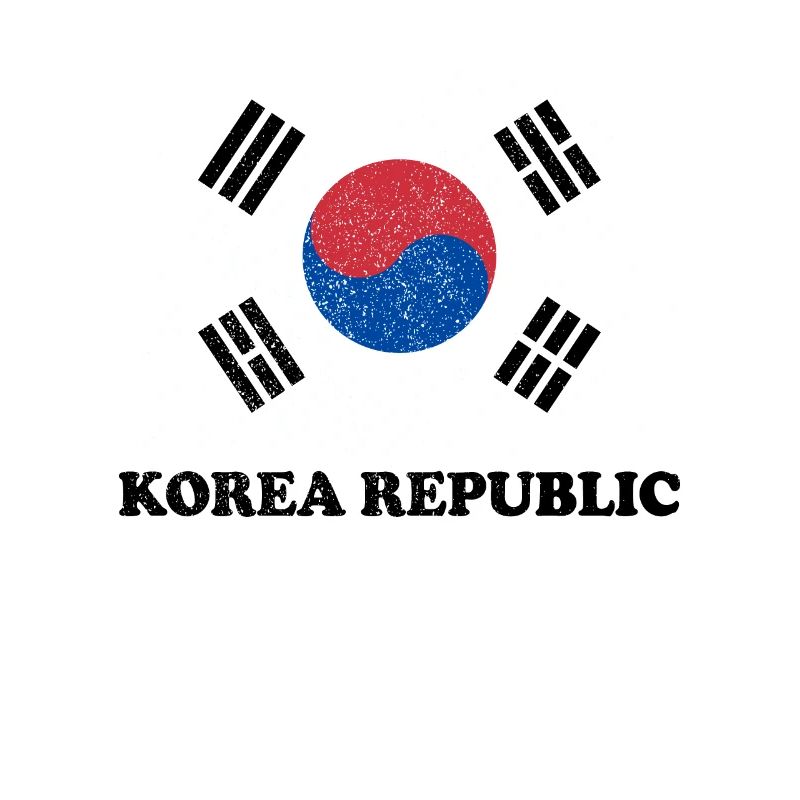 Drapeau de la République coréenne Fierté Drapeau coréen