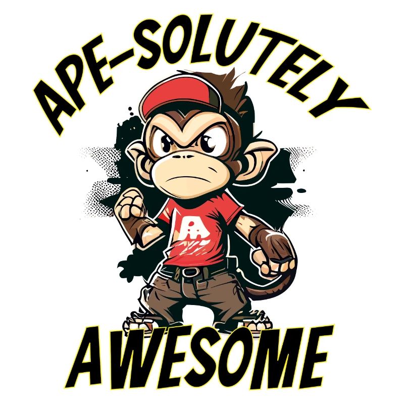 Ape-solutely Awesome - funny monkey design
