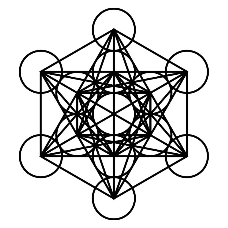 Metatrons Cube Würfel Geschenkidee