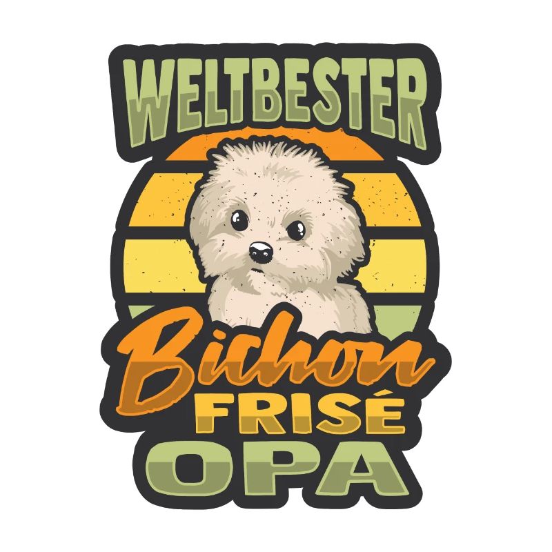 Weltbester Bichon Frise Opa