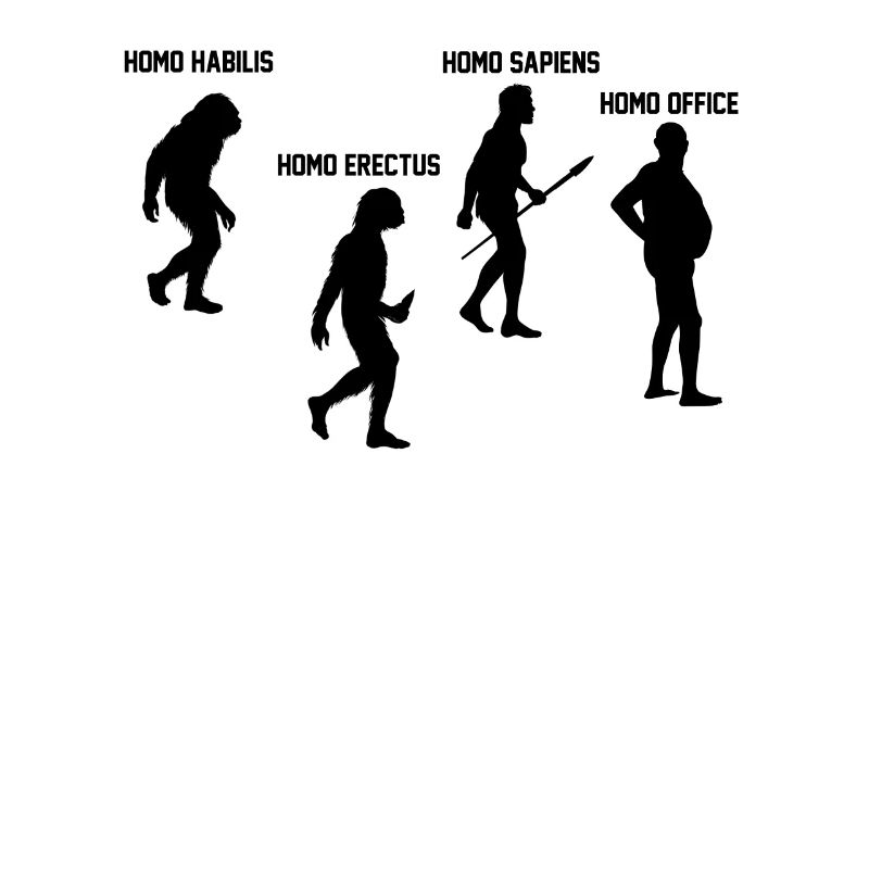 Hilarious Evolving Apes Working Remotely