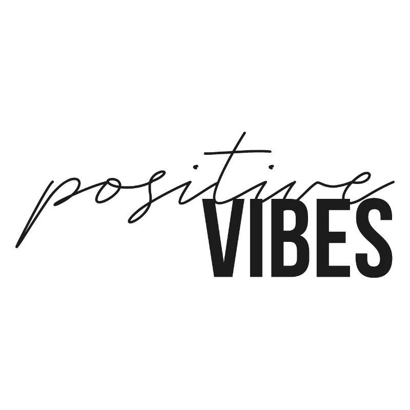 positive vibes modern gift