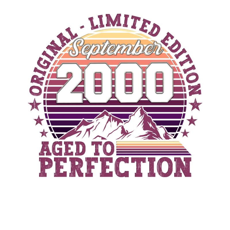 Original Septembre 2000 22nd Birthday Gift