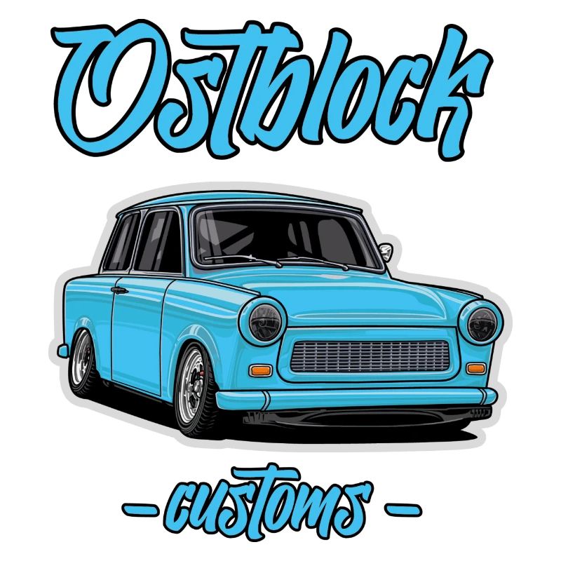 Trabi Illustration // Bloc de l’Est