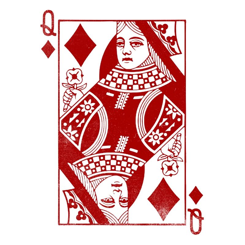 Check Queen Red