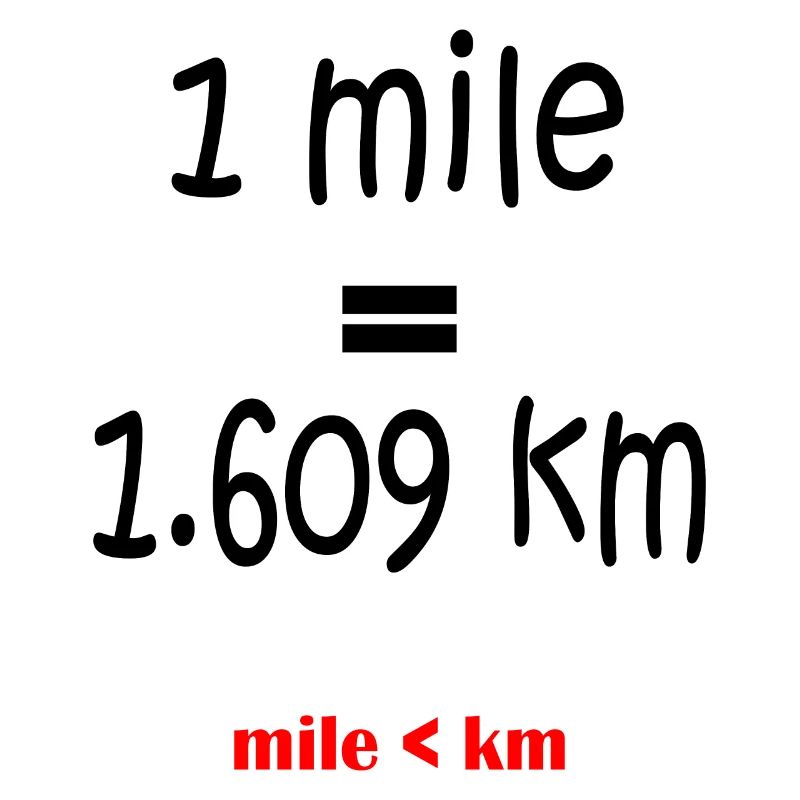 Was ist länger eine Meile oder ein Kilometer