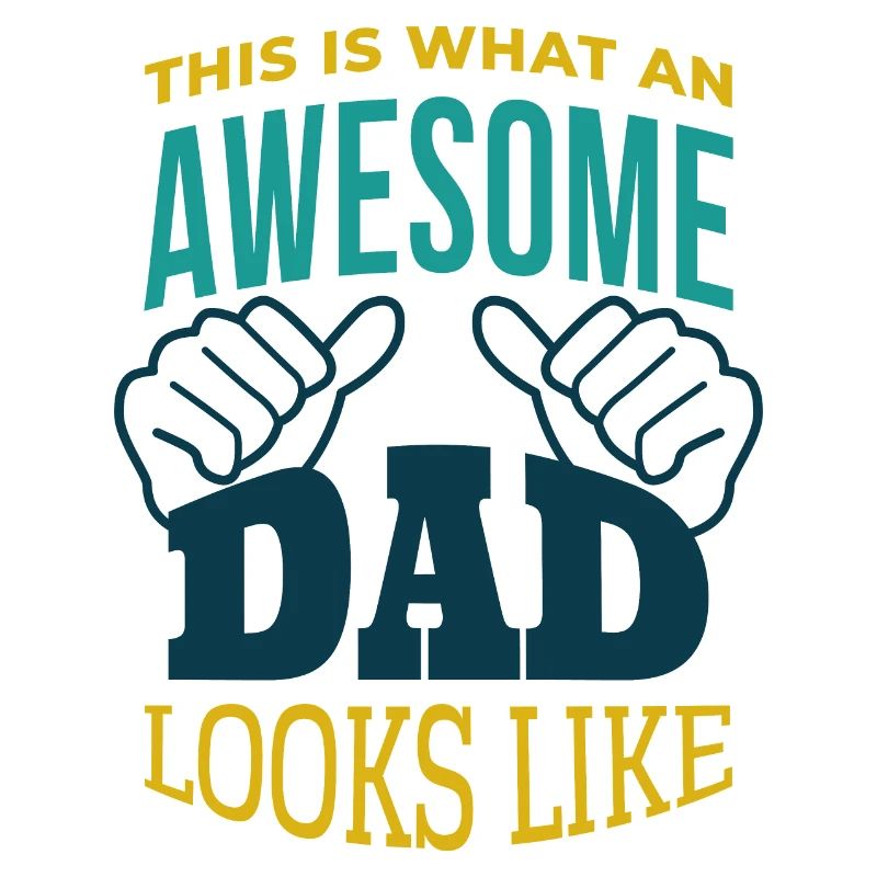 So sieht ein toller Papa aus Tshirt Spruch
