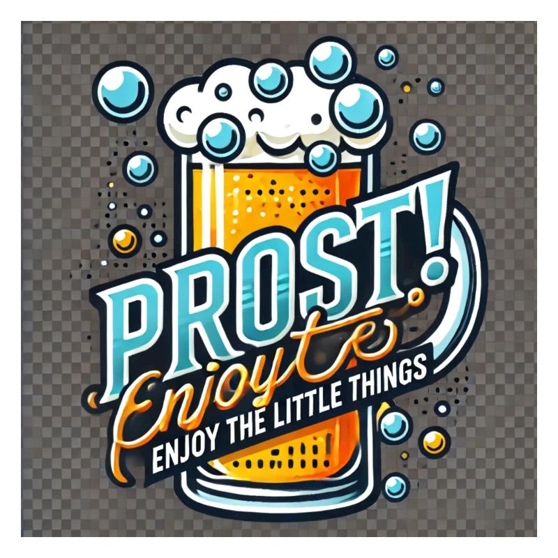 Bier cooler Spruch Bier genießen