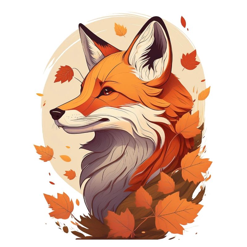 Ein Fuchs im Herbst